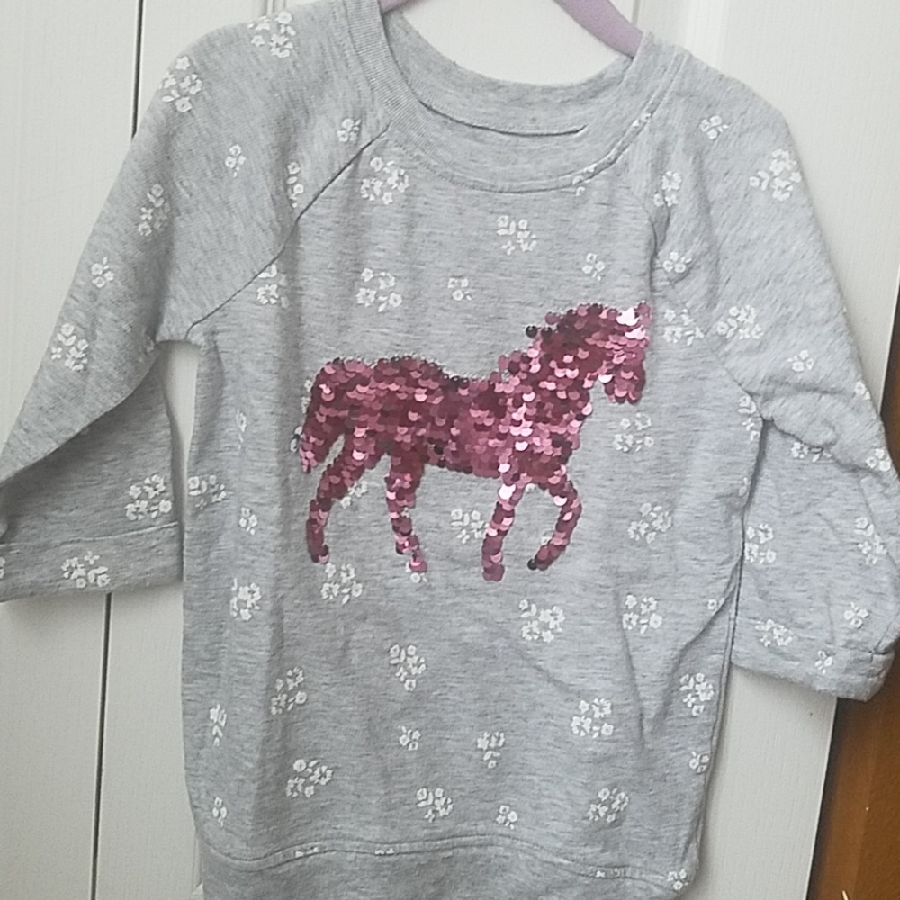 Unicorn Flippy sequin tunic